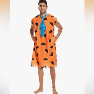 NWT Fred Flintstone / Caveman inspired costume XL